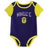 MLS Nashville SC Infant Girls' 3pk Bodysuit - 4 of 4