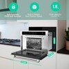 Microwave Convection Oven,1.6 Cu Ft Built In Microwave Oven with Air Fryer-Child Safety Lock-Drop Down Door,1700W Touch Control-Multiple Modes - 3 of 4