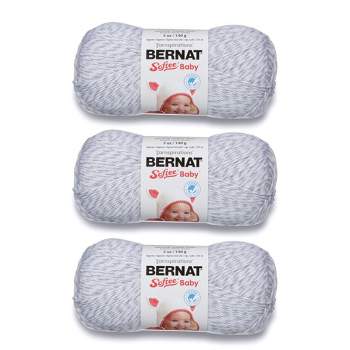 Bernat Softee Baby Yarn - Solids-Baby Pink Marl, Multipack Of 3 