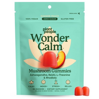 Plant People WonderCalm Mushroom Multivitamin Gummies - 30ct