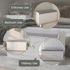 Shoe Bench With Padded Cushion, Entryway Shoe Storage Bench With 2 Doors And Adjustable Shelves, Shoe Rack Bench For Entryway, Hallway, Living Room - 3 of 4