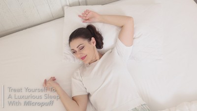 White Full Microfiber Hypoallergenic Fitted Sheet