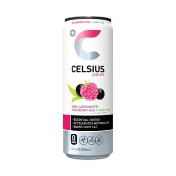 Celsius Green Tea Raspberry Acai Energy Drink - 12 fl oz Can