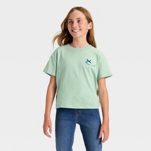Girls' Short Sleeve Graphic T-Shirt - Cat & Jack™ - 1 of 4