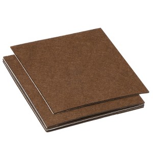 Unique Bargains Square Soft Adhesive Non-slip Anti-scratch Furniture Lamp Base Felt 5 Pcs - 1 of 3