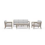 Sustain 4pc Outdoor Set with Sofa, Chairs & Coffee Table - Home Styles