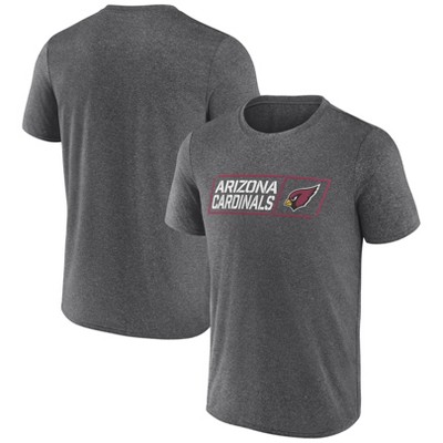 Nfl Arizona Cardinals Women's Blitz Marled Left Chest Short Sleeve T-shirt  : Target