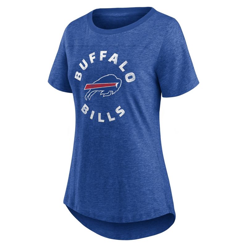 NFL Buffalo Bills Women&#39;s Roundabout Short Sleeve Fashion T-Shirt, 2 of 4