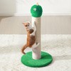 Heynemo Indoor Cat Scratching Post: 22 in Tall Cat Scratcher with Natural Sisal Rope, Cute Monster Design Kitty Pet Tower with Sturdy Wood Base - 2 of 4