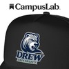 Gender Neutral Official Drew University Primary Logo Foam Snapback Trucker Hat - for Men and Women Black Black One Size - 4 of 4