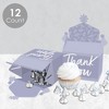 Big Dot of Happiness Purple Elegantly Simple - Treat Box Party Favors - Guest Party Favors Goodie Gable Boxes - Set of 12 - 3 of 4