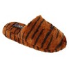 CTM Women's Plush Animal Print Slippers - 2 of 3