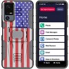 Nakedcellphone Case for Jitterbug Smart 4 / TCL 40XL - Rugged Hybrid Phone Cover with Stand - 2 of 4