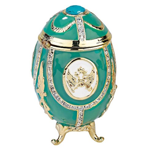 Design Toscano Russian Imperial Eagle Enameled Eggs Collection