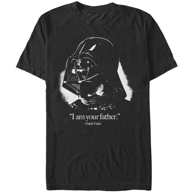 Men's Star Wars I Am Your Father Vader Profile T-Shirt, 1 of 5