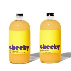 Cheeky Cocktails 100% Lemon Juice, 16 Fl Oz (Pack of 2) - 1 of 4