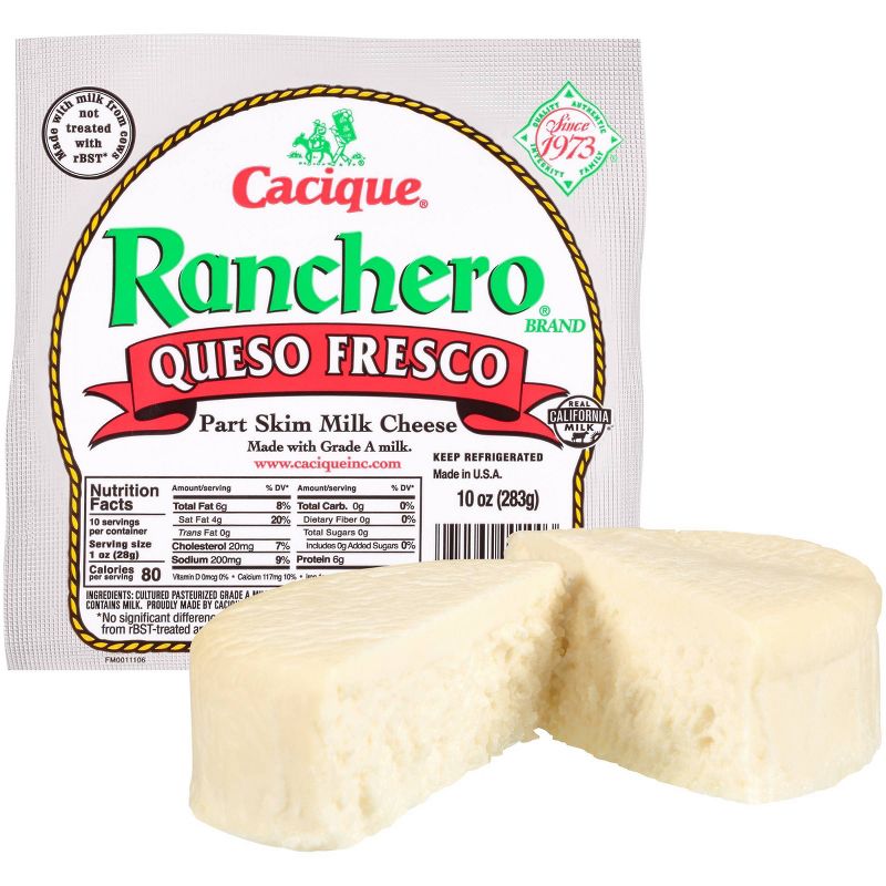 Cacique Ranchero Queso Fresco Cheese - 10oz, 3 of 6