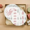 Pavilion Gift Company - Coastal - 8" Melamine Appetizer Plates (Set of 2) - Dining Plates - 4 of 4