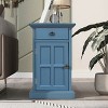 Nightstand,Vintage End Table With USB Ports And Multifunctional Drawer,Nightstand Table,Nightstand In Living Room-Cuddlewood - 2 of 4