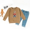 Skiing Bear Watercolor - Toddler Graphic Sweatshirt - 2 of 4