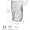 Bormioli Rocco Romantic Cooler 16 Ounce Drinking Glass, 6-Piece, Clear - 2 of 4