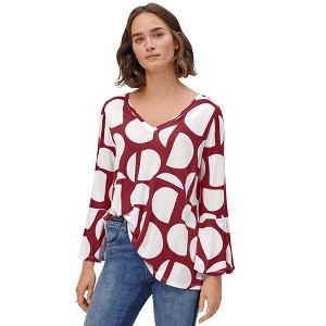 ellos Plus Size Bell Sleeve A-Line Knit Tunic - 1 of 4