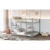 Full Over Full Metal Bunk Bed with Ladder for Bedroom - 3 of 4