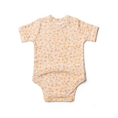 Goumikids Viscose Made From Bamboo + Organic Cotton Short-sleeve Baby  Bodysuit : Target