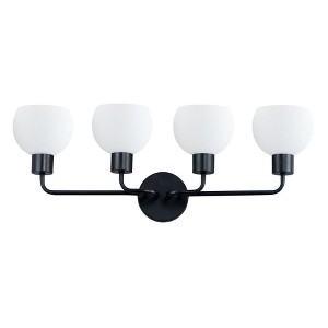 Maxim Lighting Coraline 4 - Light Vanity in  Black - 1 of 4