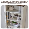 Farmhouse Bookshelf with 2 Large File Drawers, 72" Tall Bookcase with Storage,  4 Tier Rustic Wood Bookshelf for Home, Living Room - 3 of 4