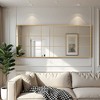PexFix 30 in. W x 69 in. H Industrial Full Length Iron Frame Window Mirror in Gold Freestanding - 4 of 4