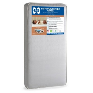 Sealy Baby Posturepedic Grace 2-Stage Crib and Toddler Mattress - 1 of 4