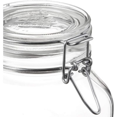 Bormioli Rocco Fido Glass Canning Jar - .75 Liter Italian Jar With Airtight Clamp