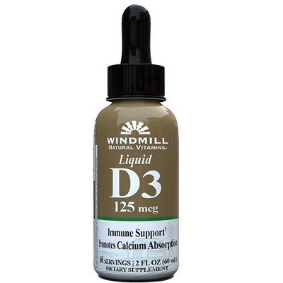 Windmill Vitamin D-3 125mg Liquid - 2 Oz