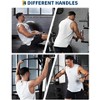 Cable Weight Pulley System with 2 In 1 LAT Pulldown Bar, Tricep Rope, Biceps Curl, Chest Fly Handles - 3 of 4