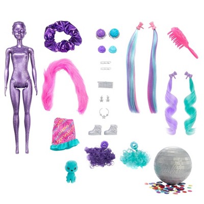 Barbie Color Reveal Glitter Doll - Glittery Purple