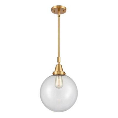 Beacon - 1 Light Stem Hung Mini Pendant In Industrial Style-14.13 Inches Tall and 10 Inches Wide