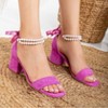 Illy - Fuchsia Bridal Shoes with Pearls | Forever & Always Shoes - 2 of 4