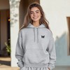 Dalix Butterfly Embroidery Sweatsuit Set Hoodie Jogger Soft Fleece Relaxed Fit Lounge Womens - 4 of 4