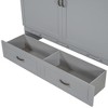 NicBex Queen Size Murphy Bed 80.1" Wooden Queen Bed Frame Wall Bed with 2 Spacious Drawers and USB Ports for Apartment and Living Room - 4 of 4