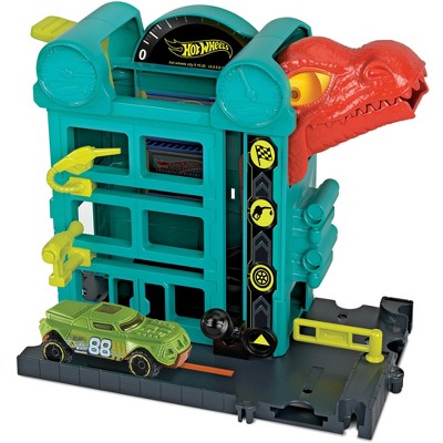 hot wheels dinosaur playset