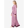Dreams & Co. Plus Size Marled Hoodie Sleep Lounger - 4 of 4