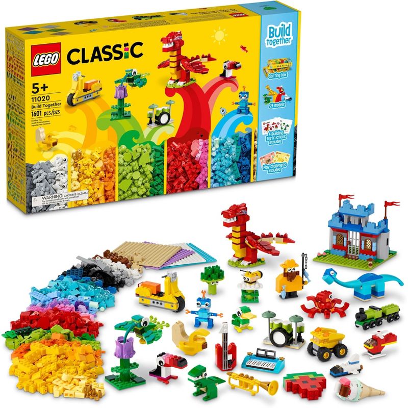 LEGO Classic Build Together 11020 Creative Building Set, 1 of 8