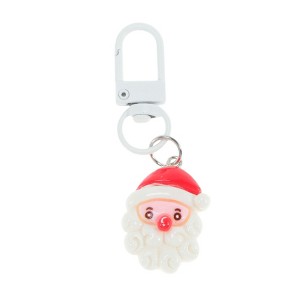 Unique Bargains Christmas Keychain Lobster Clasp Alloy Resin Multicolor 1 Pc - 1 of 3