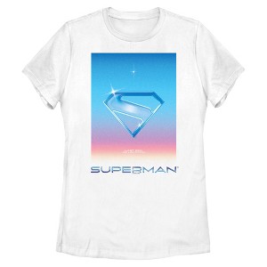 Womens Superman Last Son of Krypton Gradient Symbol T Shirt - 1 of 4