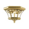 Livex Lighting Monterey/Georgetown 2 - Light Flush Mount in  Polished Brass - 2 of 4