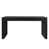 64" Modern Console Table with Decorative Beaded Trim, Elegant Entryway Table for Hallway, Living Room, or Home Office-Panipeachy - 4 of 4