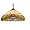 Chloe Lighting Hester Tiffany-Style 2 Light Victorian Ceiling Pendant Fixture 18`` Shade - 3 of 4