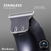 Brookstone Cordless T-Blade Hair Clipper - Rechargeable, Precision Trim, Metallic Black - 3 of 4