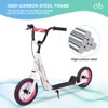 Aukfa Teenagers' Scooter With Adjustable Handlebar and Rear Wheel Brake, Suitable for Boys and Girls Over 6 Years Old - 3 of 4